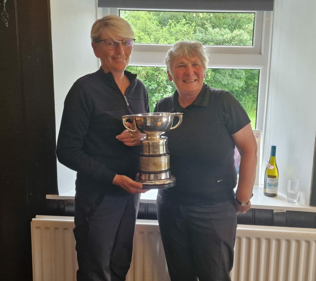 Baron Rose Bowl winners - Vicky Lee Comyn and Mandy Wright- Perranporth